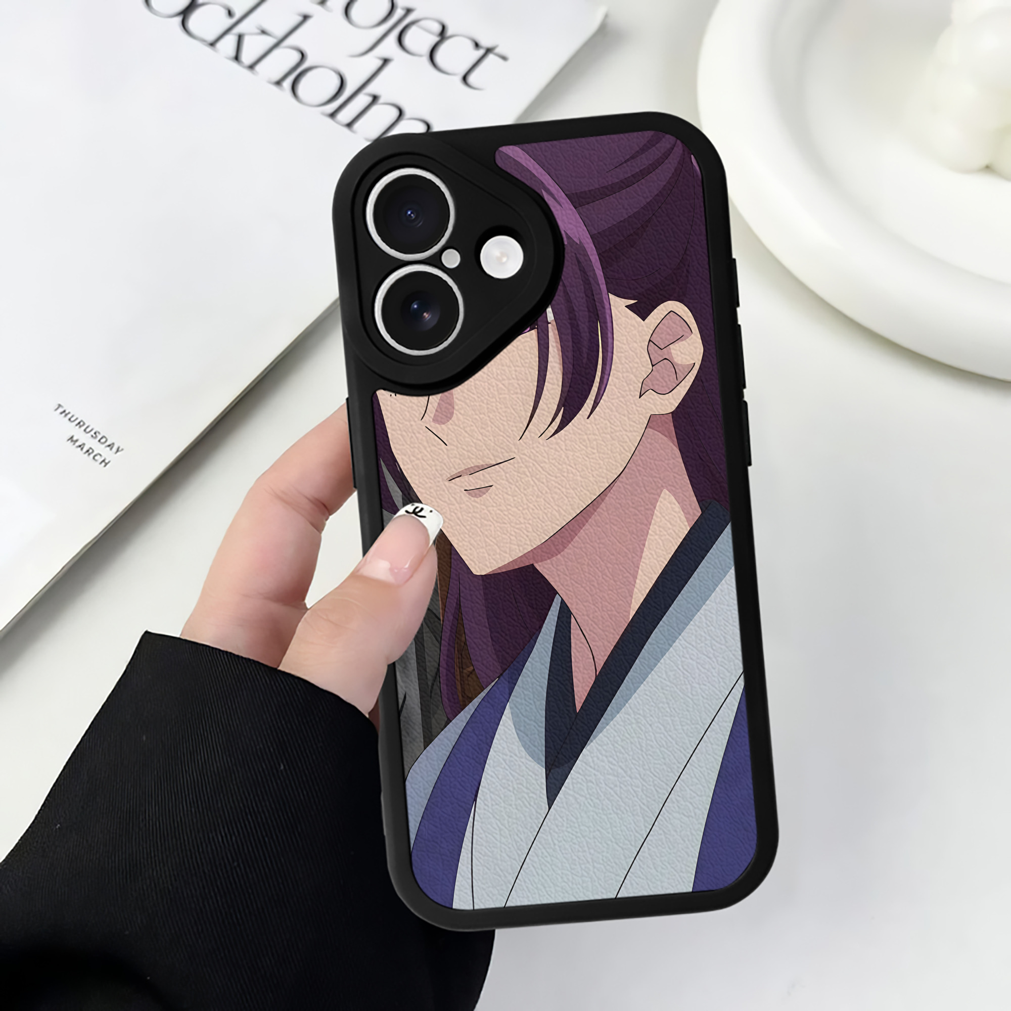 薬屋のひとりごと The Apothecary Diaries 【iPhone 16シリーズ対応】シリコンスマホケース（レザー調） 材質：シリコン